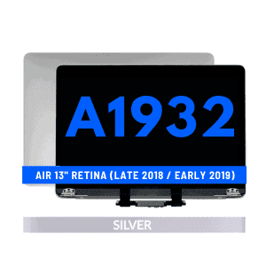 Complete LCD Display Assembly For Macbook Air 13" Retina (A1932 / Late 2018 / Early 2019) - Silver