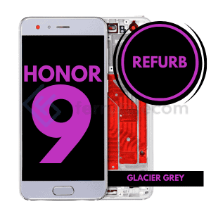 LCD Assembly With Frame Compatible For Huawei Honor 9 (Refurbished) (Glacier Grey)