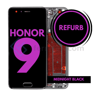 LCD Assembly With Frame Compatible For Huawei Honor 9 (Refurbished) (Midnight Black)