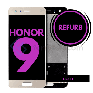LCD Assembly Without Frame Compatible For Huawei Honor 9 (Refurbished) (Gold)