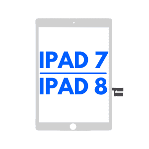 Digitizer For iPad 7 (10.2" / 2019) / iPad 8 (10.2" / 2020) (Compatible) (White)