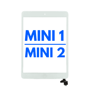 Digitizer With IC Chip For iPad Mini 1 / iPad Mini 2 ( With Home Button Installed) (White)