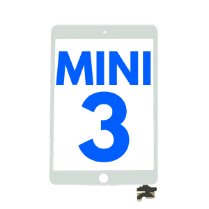 Digitizer With IC Chip For iPad Mini 3 (With Home Button Installed) (White)