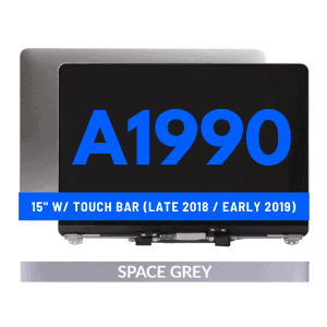 Complete LCD Display Assembly For Macbook Pro 15" Touch Bar (A1990: Late 2018 / Early 2019) - Space Grey