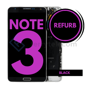 OLED Assembly With Frame For Samsung Galaxy Note 3 (Refurbished) (Black)