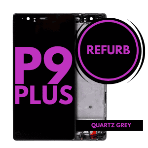LCD Touchscreen Black With Frame For Huawei P9 Plus (Refurbished)