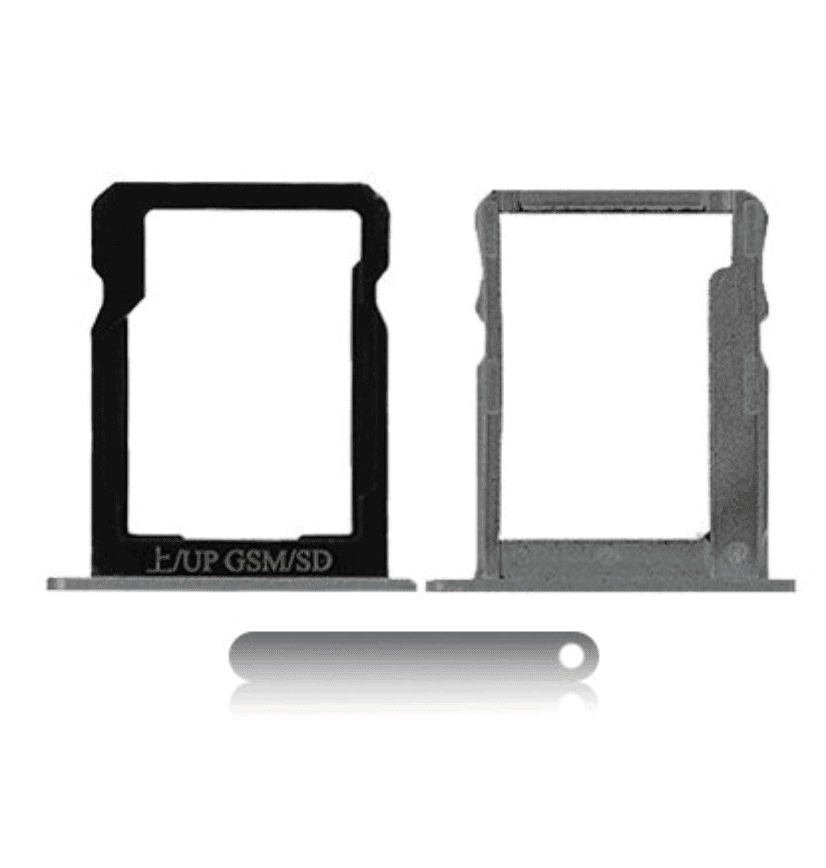 SIM Card + SD Card Tray For Huawei P7 (White)