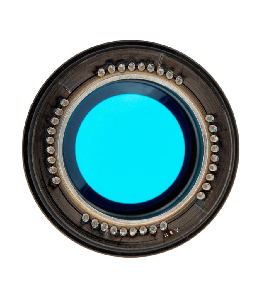 Back Camera Lens With Bracket Compatible For iPhone 12 Pro Max (PacifIC Blue) (Real Sapphire / Premium Quality)