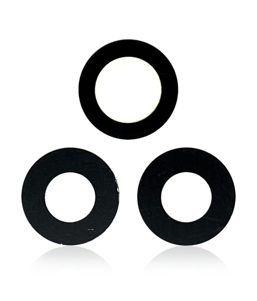 Back Camera Lens (Glass Only) With Adhesive Tape Compatible For iPhone 12 Pro Max (Aftermarket Plus)