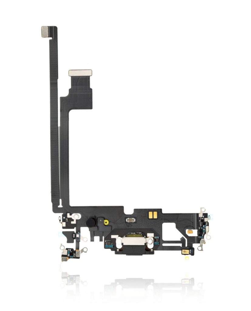 Charging Port Flex Cable Compatible For iPhone 12 Pro Max (Graphite) (Premium)