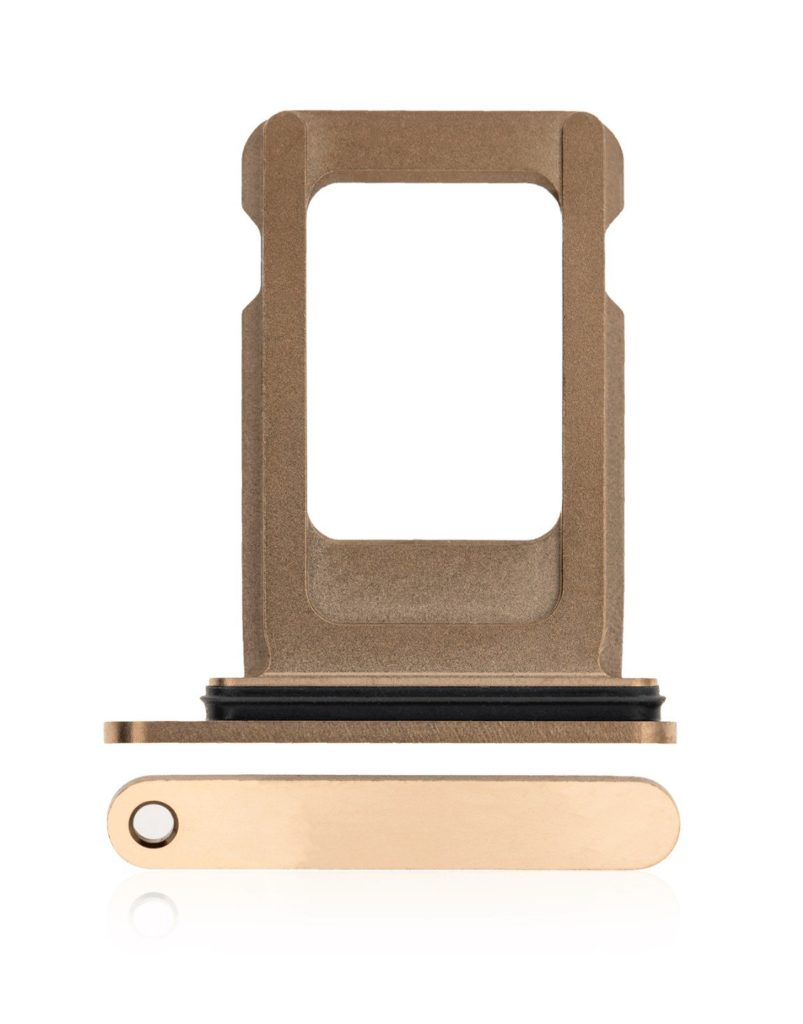 Single SIM Card Tray Compatible For iPhone 12 Pro / 12 Pro Max (Gold)