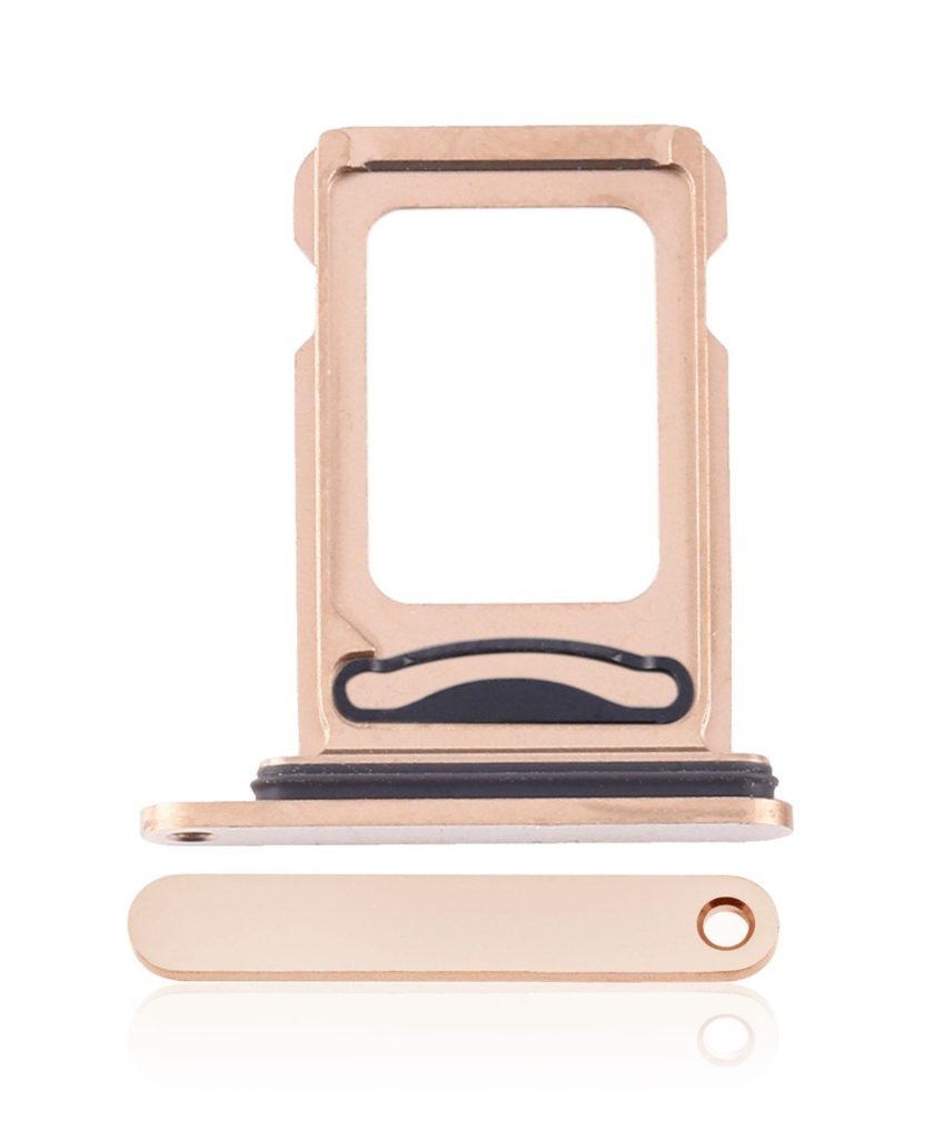 Dual SIM Card Tray Compatible For iPhone 12 Pro / 12 Pro Max (Gold)