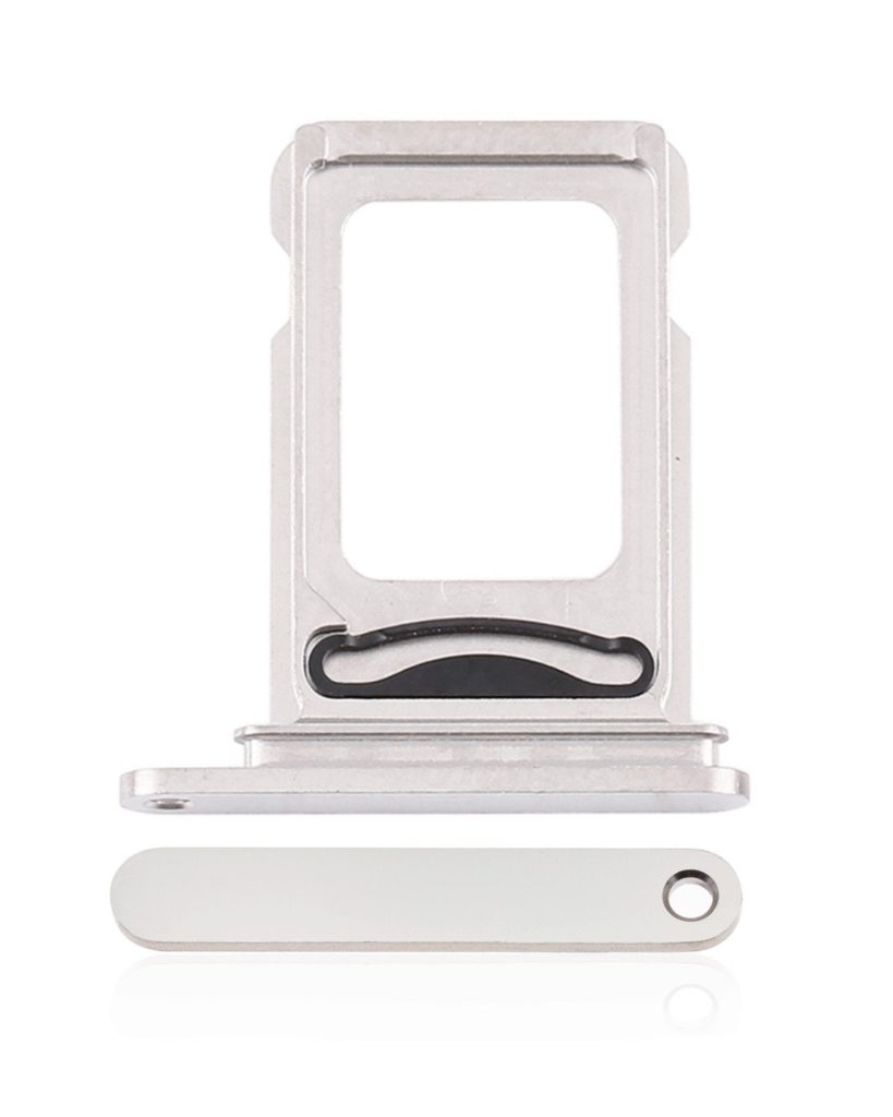 Dual SIM Card Tray Compatible For iPhone 12 Pro / 12 Pro Max (Silver)