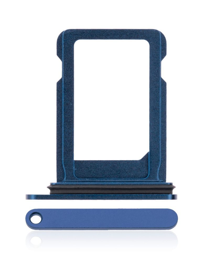 Single SIM Card Tray Compatible For iPhone 12 Mini (Blue)