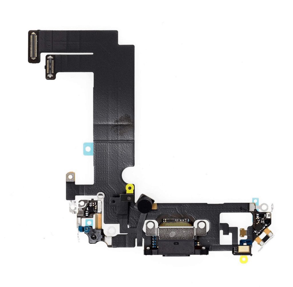 Charging Port Flex Cable Compatible For iPhone 12 Mini (Black) (Premium)