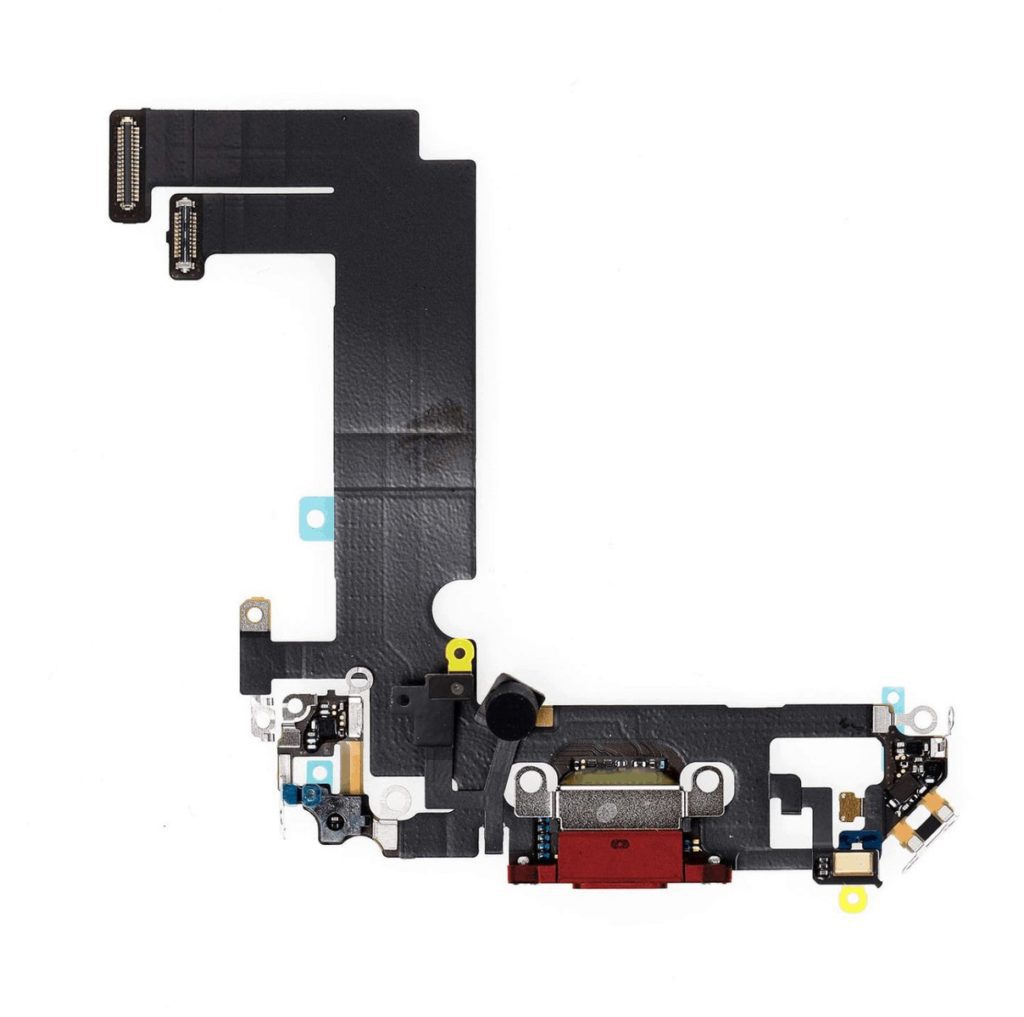 Charging Port Flex Cable Compatible For iPhone 12 Mini (Red) (Premium)
