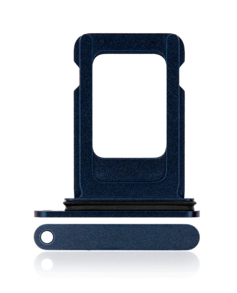 Single SIM Card Tray Compatible For iPhone 12 (Blue)