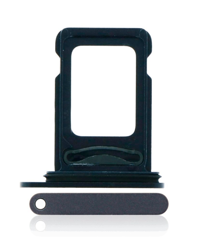 Dual SIM Card Tray Compatible For iPhone 12 (Black)