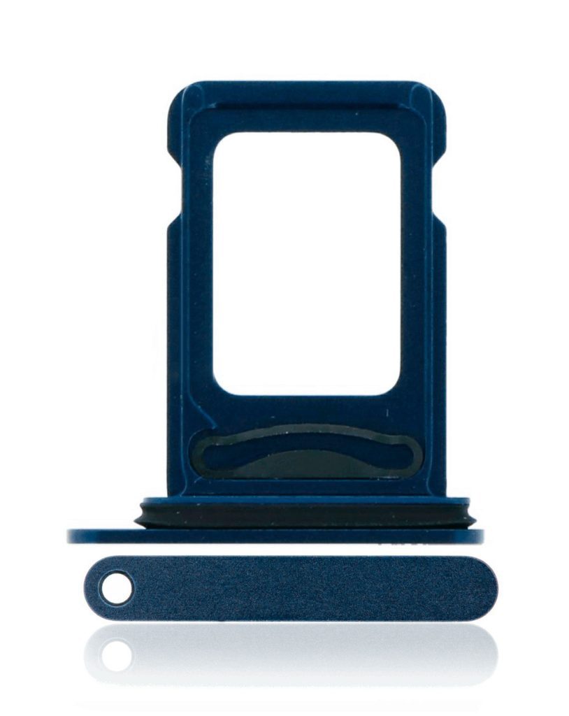 Dual SIM Card Tray Compatible For iPhone 12 (Blue)