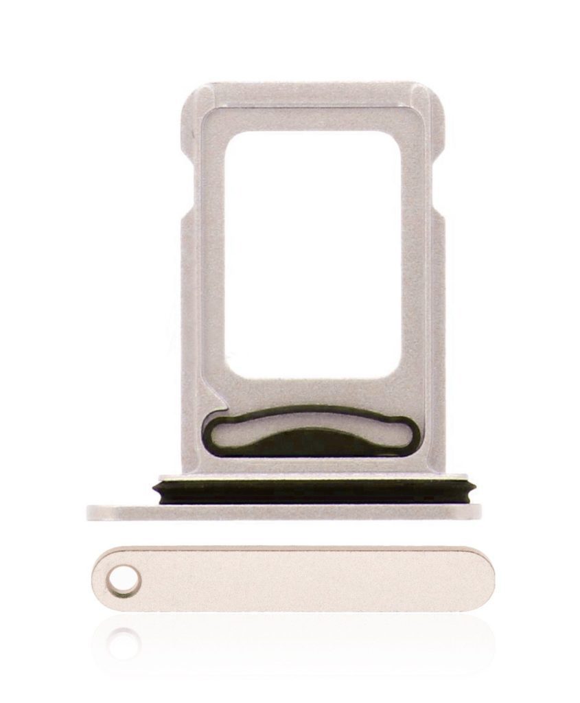 Dual SIM Card Tray Compatible For iPhone 12 (White)
