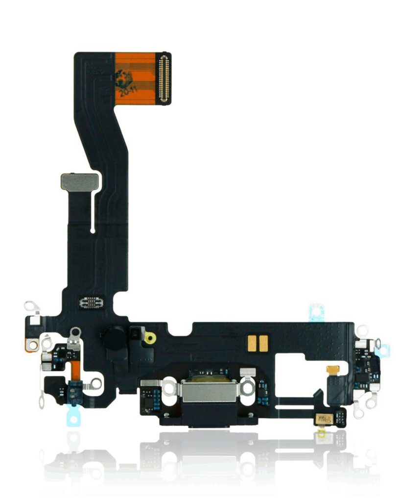 Charging Port Flex Cable Compatible For iPhone 12 / 12 Pro (Graphite) (Premium)