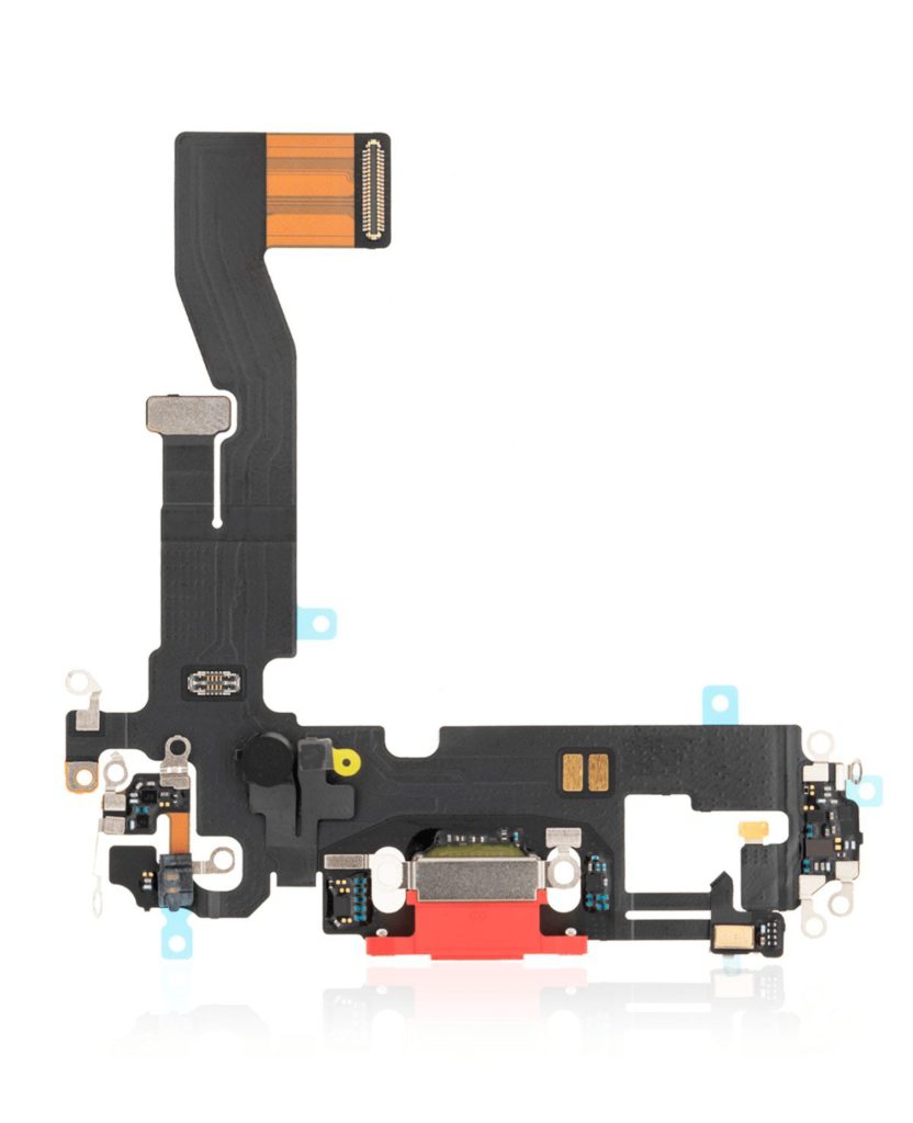 Charging Port Flex Cable Compatible For iPhone 12 (Red) (Premium)