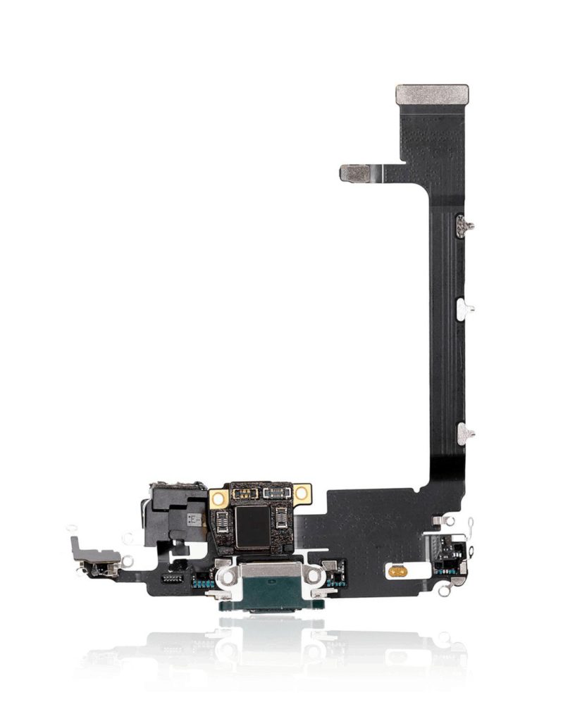 Charging Port Flex Cable With Board Compatible For iPhone 11 Pro Max (Midnight Green) (Premium)