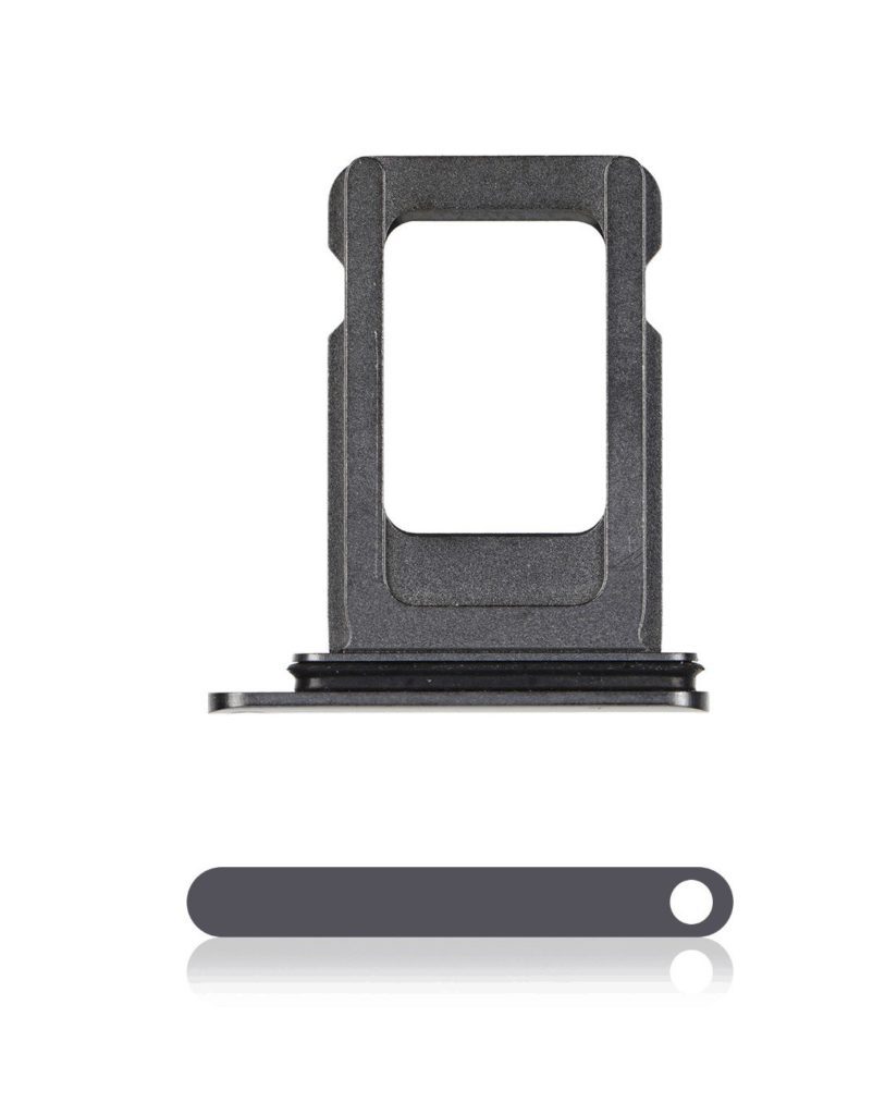 Single SIM Card Tray Compatible For iPhone 11 Pro / 11 Pro Max (Space Grey)