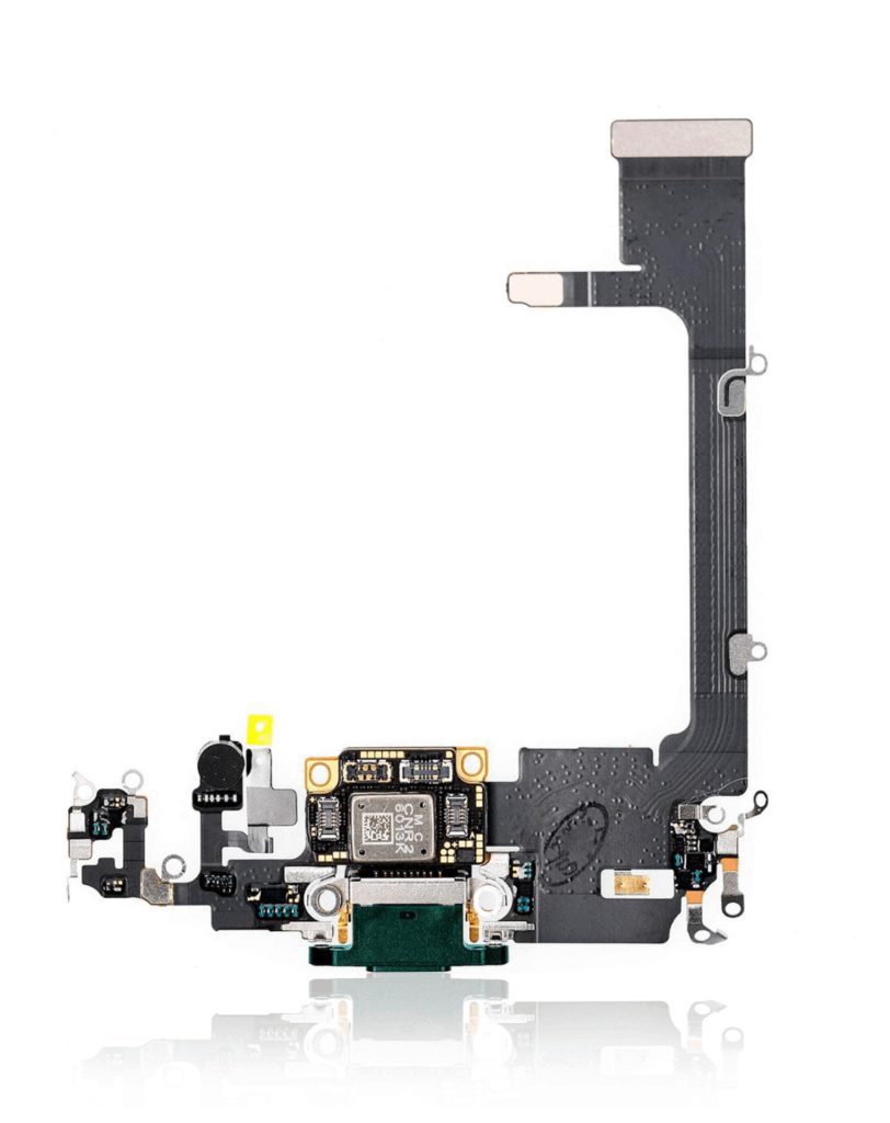 Charging Port Flex Cable With Board Compatible For iPhone 11 Pro (Midnight Green) (Premium)