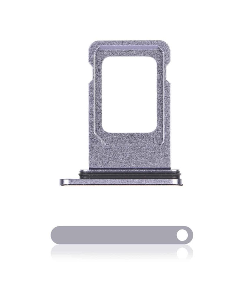 Single SIM Card Tray Compatible For iPhone 11 (Purple)