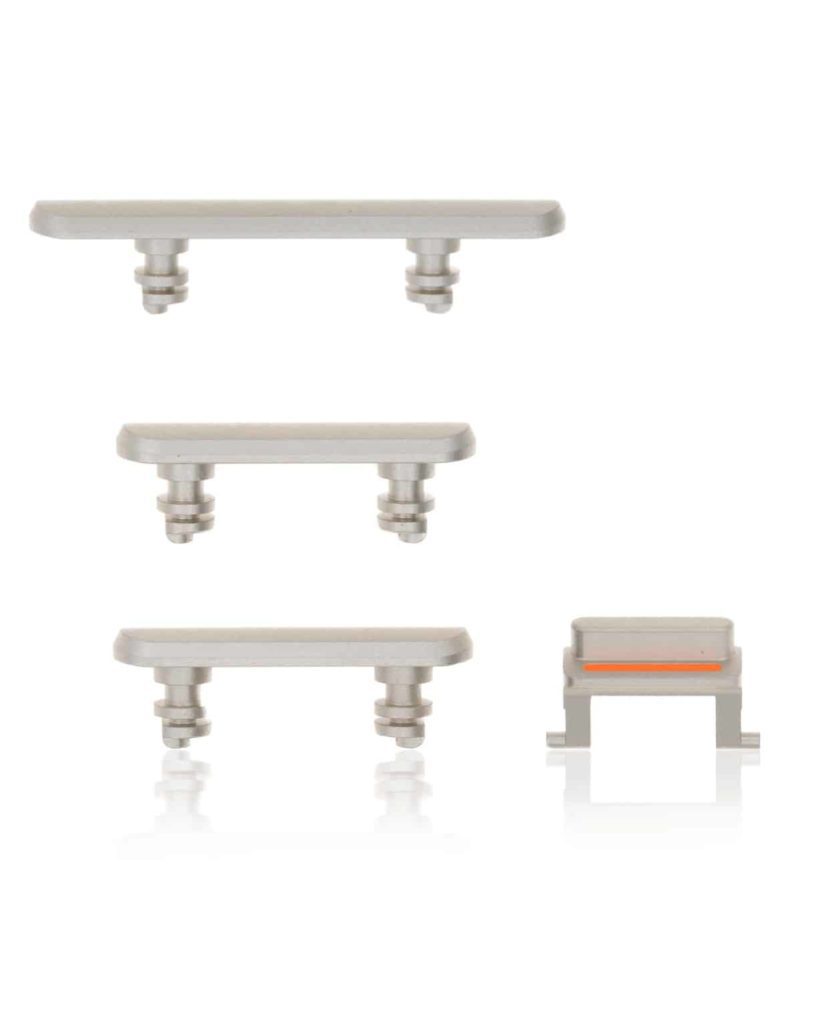 Hard Buttons (Power/Volume/Switch) Compatible For iPhone 11 (White)
