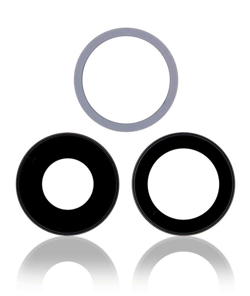 Back Camera Lens With Bracket Compatible For iPhone 11 (Purple) (Real Sapphire / Premium Quality)