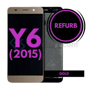 LCD Assembly Without Frame For Huawei Y6 (2015) (Refurbished) (Gold)