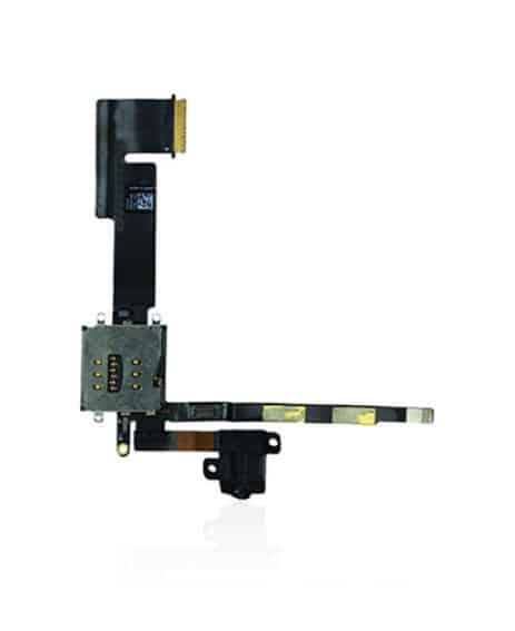 Headphone Jack And Simcard Holder Flex Cable For iPad 2 (3G)
