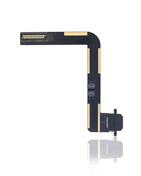Charging Port Flex Cable For iPad Air 1 / iPad 5 (2017) / iPad 6 (2018) (Soldering Required) (Black)