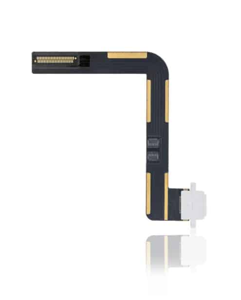 Charging Port Flex Cable For iPad Air 1 / iPad 5 (2017) / iPad 6 (2018) (Soldering Required) (White)