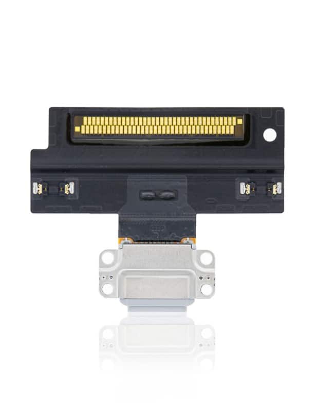 Charging Port Flex Cable For iPad Air 3 (Soldering Required) (White)