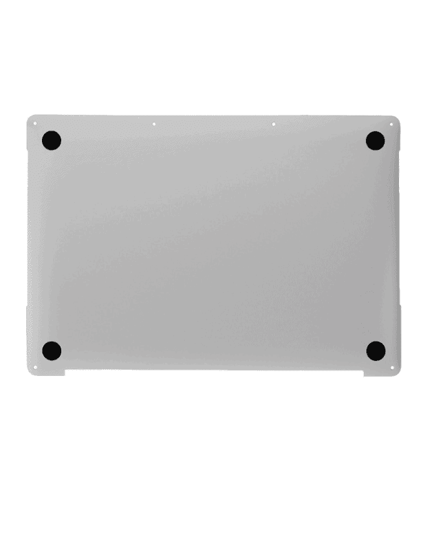 Bottom Case For Macbook Pro 15" W/ Touch Bar (A1707: Late 2016/Mid 2017) (A1990 Late 2018/Early 2019) (Silver)