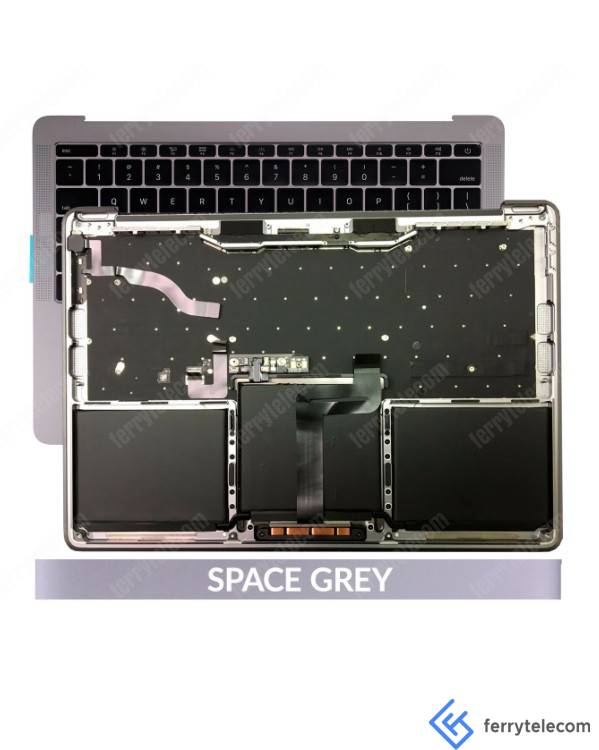 Top Case Assembly (With Battery And Keyboard) For Macbook Pro 13" Retina (A1708 / Late 2016) (Us Keyboard) (Space Gray)