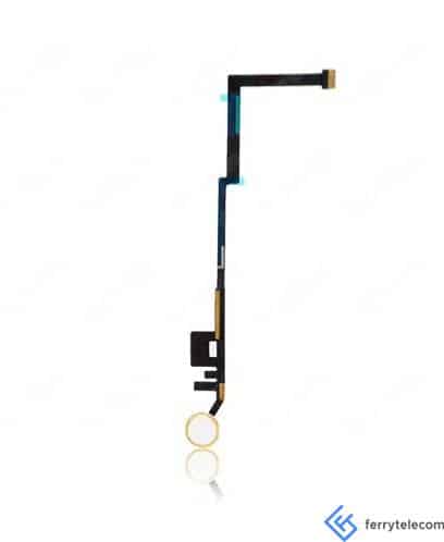 Home Button Flex Cable For iPad 5 (2017) / iPad 6 (2018) (Gold)