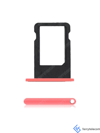 SIM Tray Compatible For iPhone 5C (Pink)