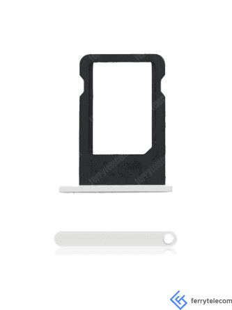 SIM Tray Compatible For iPhone 5C (White)
