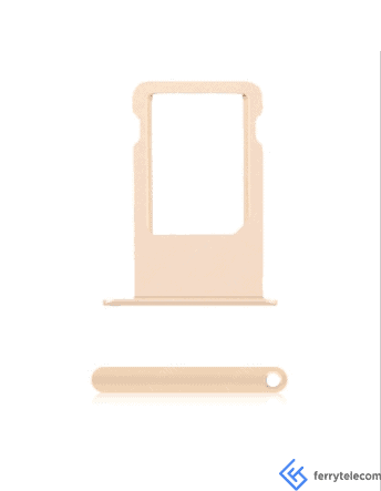 SIM Tray Compatible For iPhone 5S / SE (2016) (Gold)