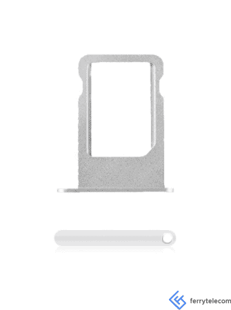 SIM Tray Compatible For iPhone 6 (Silver)