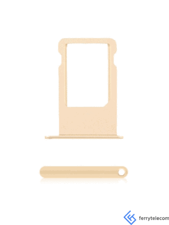 SIM Tray Compatible For iPhone 6 (Gold)
