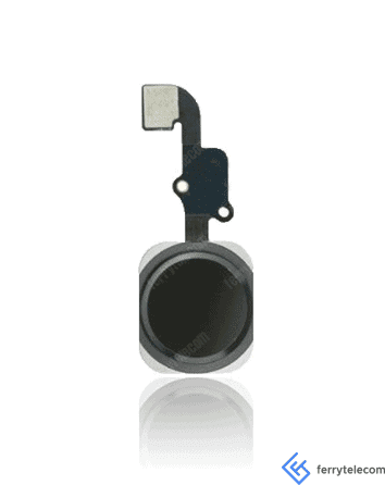 Home Button With Flex Compatible For iPhone 6 / 6 Plus (Space Grey)