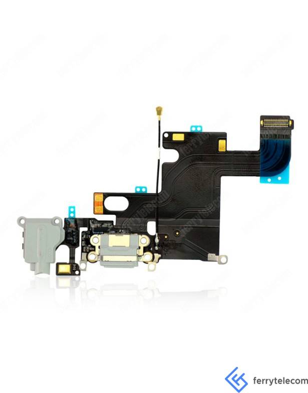 Charging Port Flex Cable Compatible For iPhone 6 (Premium) (Gold)