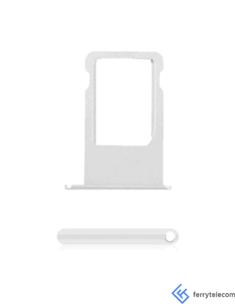 SIM Tray Compatible For iPhone 6 Plus (Silver)