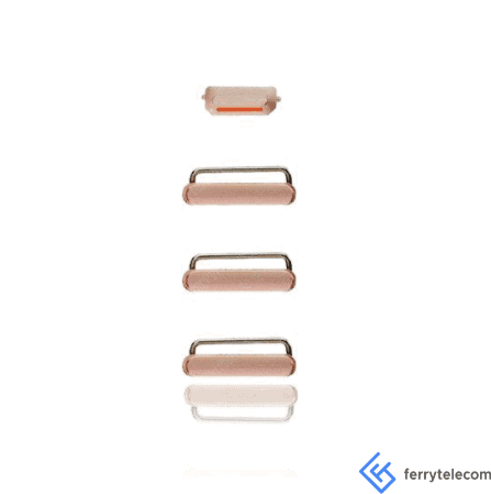 Hard Buttons (Power/Volume/Switch) Compatible For iPhone 6S (Rose Gold)