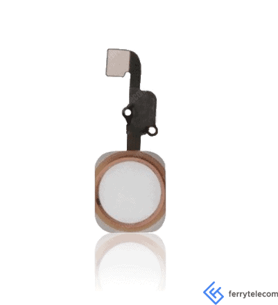 Home Button With Flex Compatible For iPhone 6S / 6S Plus (Rose Gold)
